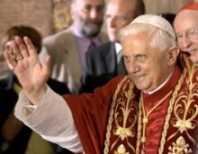 Vatican – Religion – Pope Benedict XVI leaving Freising Cathedral, Freising, Germany, 14Sep2006