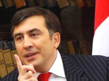 Georgia --  President Mikheil Saakashvili meets with school teachers in Tbilisi, 12Nov2007