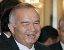 Uzbekistan -- President Islam Karimov in Almaty, Kazakhstan, 17Jun2006
