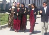 Tajik students (RFE/RL file photo)