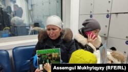 Kazakhstan - Relatives of Qantar victims demand social support. Astana, 9 Nov 2022