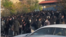 Protests at the north Tehran branch of Azad University on November 5.
