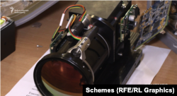 A Mohajer–6 drónban talált kamera