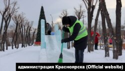 Ледовый городок в Красноярске
