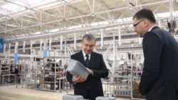 According to a TV report, President Mirziyoev was satisfied with the quality of the devices made by Texnopark.