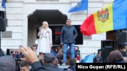 Protestul organizat de Partidul Șor în fața sediului Procuraturii Generale, Chișinău, 23 octombrie 2022