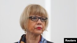 Generalna sekretarka OEBS-a Helga Schmid u posjeti Kijevu, Ukrajina, 2. avgust 2022.