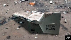 Уламки збитого російського дрона-камікадзе (ілюстраційне фото)