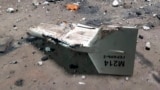 Рештки збитого російського ударного дрону «Герань-2», що є виготовленею в РФ моделлю іранського дрона-камікадзе Shahed 136