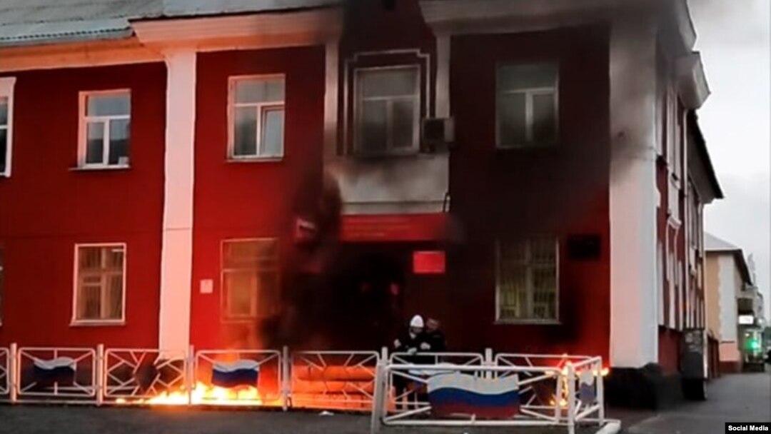 Dozens of military enlistment centers across Russia have been attacked by arsonists since Moscow launched its ongoing invasion of Ukraine in February 2022.