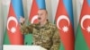 Azerbaijani President Ilham Aliyev speaks at an event in the Karabakh town of Susa (Shushi) on November 8, 2022.