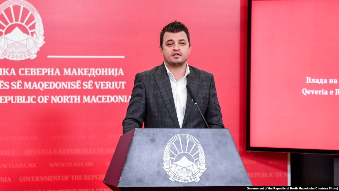 Прес-конференција на соработникот за енергетика во Владата на Република Северна Македонија Виктор Андонов
