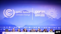 Az ENSZ éghajlatváltozási csúcstalálkozója 2022. november 7-én Sarm es-Sejkben