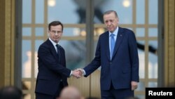 Швеция премьер-министры Ульф Кристерссон һәм Төркия президенты Рәҗәп Эрдоган