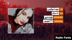 کشته‌شدگان در اعتراض‌های استان اصفهان