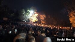Protesti u iranskom gradu Mahabadu, novembar 2022. 