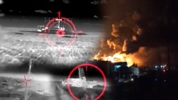 Удари по військових об'єктах РФ у Криму. Фотоколаж