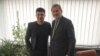 Johanes Han, nekadšnji komesar za proširenje, a trenutno evropski komesar za budžetska pitanja, Volodimir Zelenski, predsednik Ukrajine, prilikom susreta u Kijevu 7. maja 2019. 