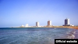 Turkmenbashi city, on Turkmenistan's Caspian coast