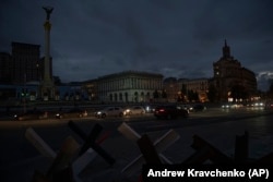 Площадь независимости в Киеве 31 октября