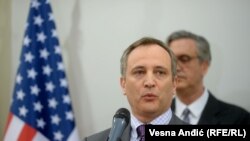 Zamenik pomoćnika ministra trgovine SAD za Evropu i Evroaziju Dejvid de Falko u Beogradu, 2. novembar 2022.
