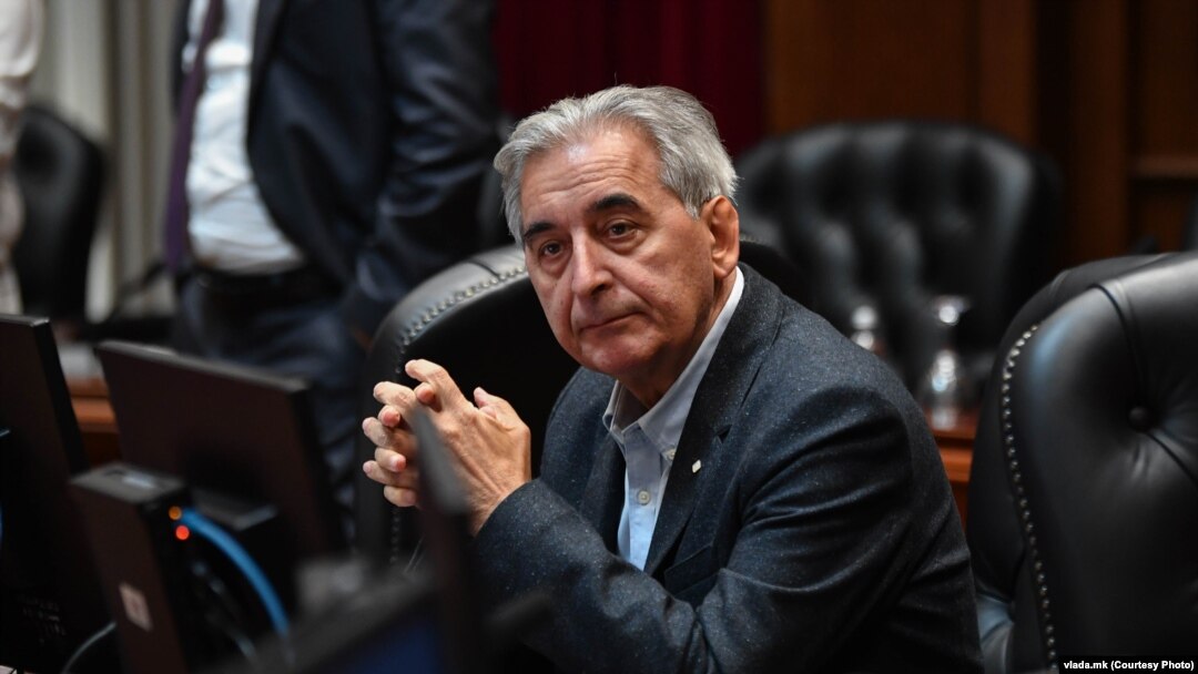 Министерот за локална самоуправа Ристо Пенов на владина седница, Скопје 8 ноември 2022 (архивска фотографија). 