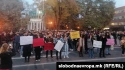 Студентски протест во Скопје за подобар студентски стандард - 14.11.2022