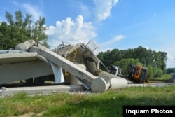 Podul din Luțca care traversa Siretul fusese de curând inaugurat.