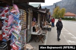 Suvenirnice u centru Višegrada