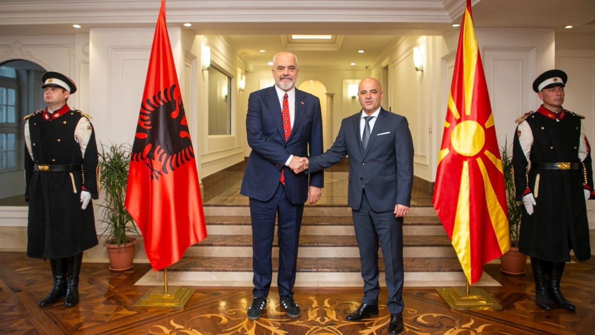 North Macedonia, Albania Agree To Continue Cooperation On Path To EU ...