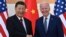 Președintele SUA, Joe Biden (dreapta), și președintele Chinei, Xi Jinpingla summitul G20 de la Nusa Dua, Bali, 14 noiembrie 2022.