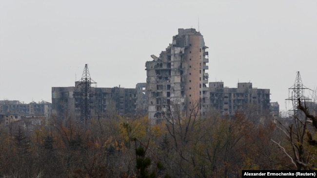 Разрушения украинского Мариуполя
