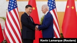 Си Цзиньпин и Джо Байден перед началом переговоров. Бали, Нуса-Дуа, 14 ноября 2022 года
