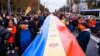 Már ősszel tüntetéseken követelték a kormány lemondását Moldovában. Kisinyov, 2022. november 13. 