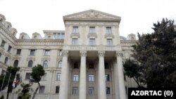 The building of the Ministry of Foreign Affairs of Azerbaijan in Baku (file photo).