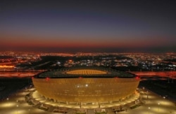 Национальный стадион "Лусаил Айконик" в одноименном городе Лусаил, где будет сыгран финал мирового футбольного первенства