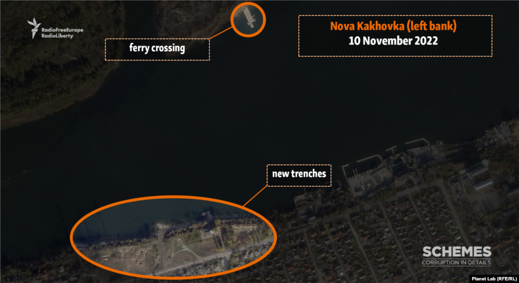 The ferry appears to be similar to one discovered by RFE/RL last month, based on social media videos and photographs posted by retreating Russian soldiers.&nbsp;