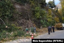 საავტომობილო გზის გაწმენდის პროცესი