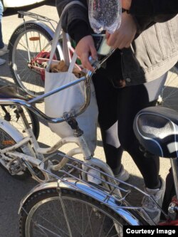 Детский велосипед, проданный на границе за семь тысяч рублей