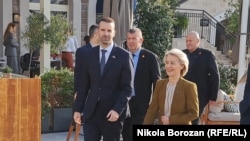 Premijer Spajić i predsjednica EK Fon der Lajen. 14. oktobar 2025.