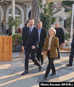 Premijer Milojko Spajić i predsjednica EK Ursula von der Lajen