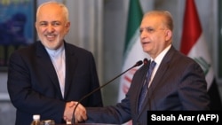 محمدجواد ظریف در دیدار با همتای عراقی خود، محمد علی حکیم