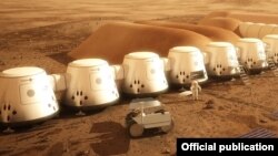 Ілюстративне фото: модель космічної станції для освоєння Марса за проектом Mars One