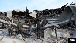 تصویری از مرکز درمانی ترک اعتیاد «امید» که طالبان مدعی شده در حملات هوایی پاکستان تخریب شده است