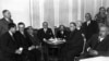 M.Ə.Rəsulzadə Ankarada siyasi mühacirlərlə birlikdə.
