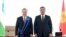 Садыр Жапаров наградил Шавката Мирзиёева орденом «Манас» I степени. Иссык-Кульская область, 30 июля 2026 года