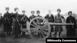 Cossack Artillery From The Caucuses (1914)