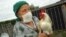 A Russian woman during the bird-flu outbreak in August