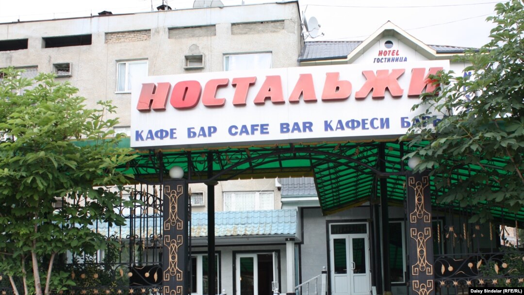 The Nostalzhi cafe and hotel in central Osh