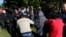 Затрыманьні падчас пратэстнага маршу ў Гомлі, 20 верасьня 